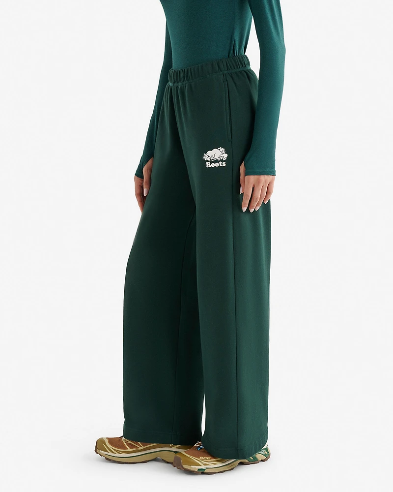 Organic Cooper Wide Leg Sweatpant