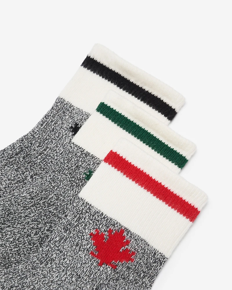 Kids Cabin Maple Sock 3 Pack