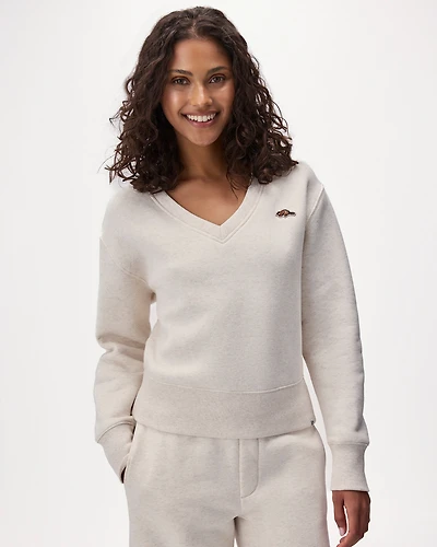 Beavermark V-Neck Top