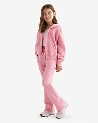 Chandail à capuchon et glissière douillet Cooper pour filles