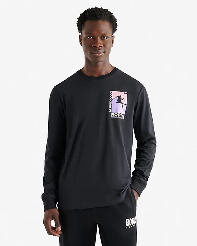Mens Vintage Alpine Goods Long Sleeve T-Shirt