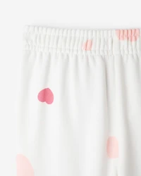 Pantalon en molleton douillet Amour pour bébés