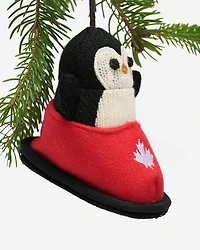 Bobsleigh Penguin Ornament