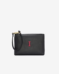 Pochette à dragonne noire monogramme