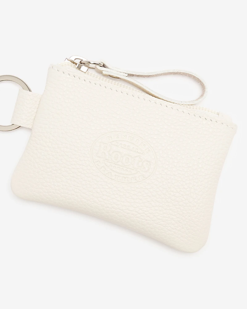 Pochette à glissière en cuir Cervino