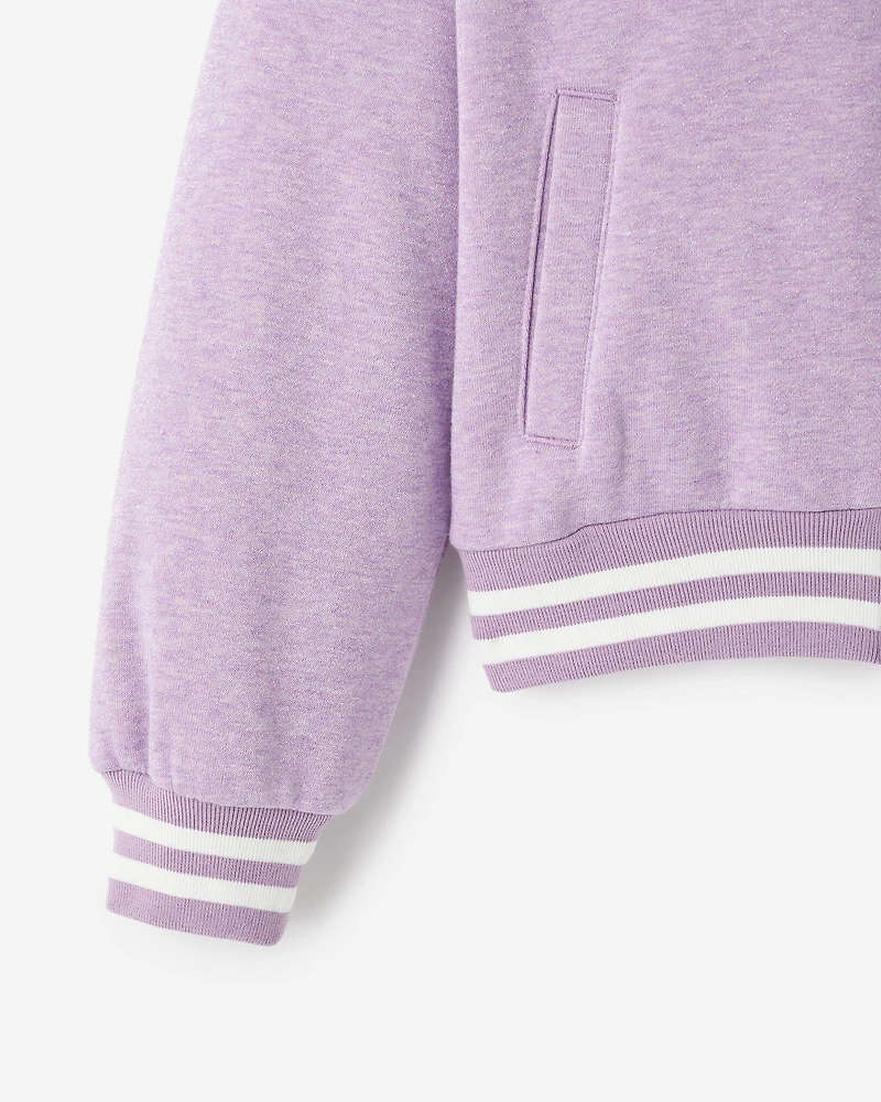 Blouson universitaire scintillant Cooper pour filles