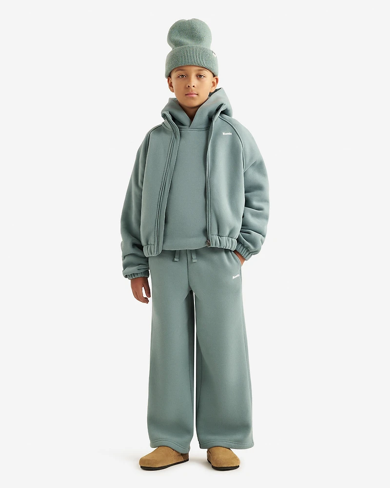 Pantalon ample à jambe droite en molleton Nuage pour enfants