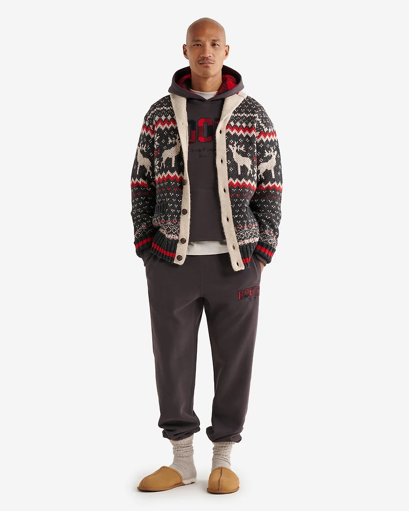 Plaid Applique Hoodie