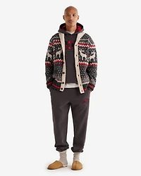 Plaid Applique Hoodie