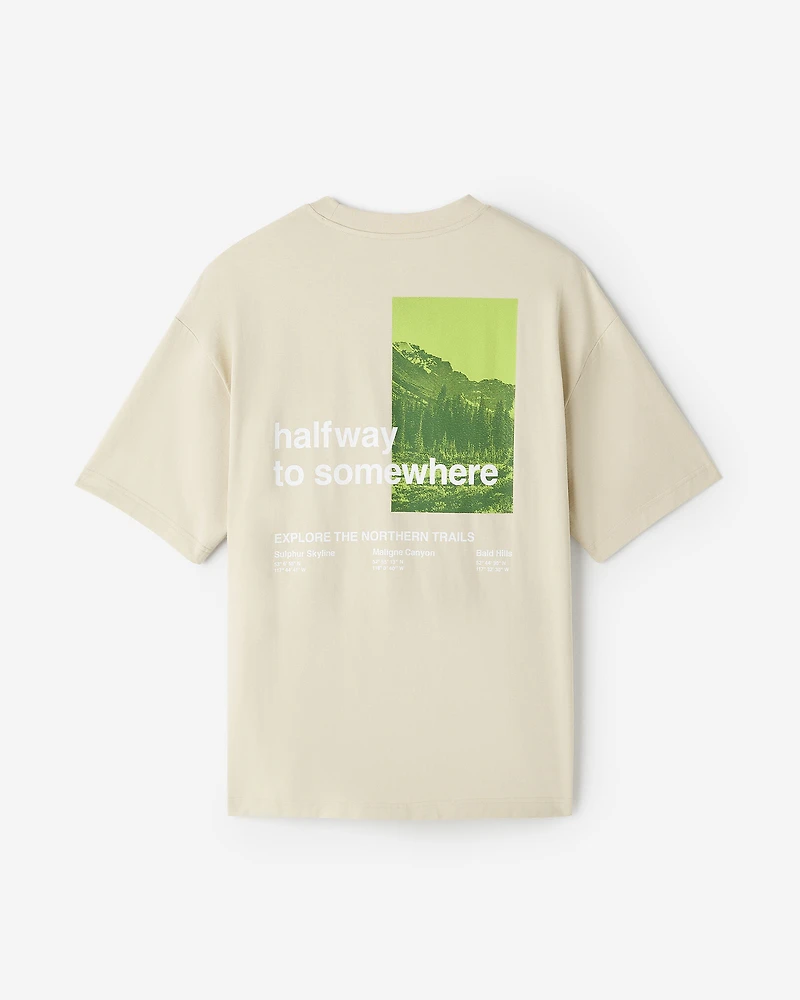 T-shirt Sentiers nordiques pour hommes