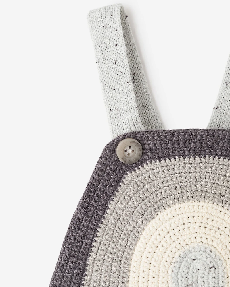 Salopette en tricot pour bébé