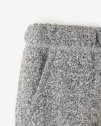 Pantalon ajusté à cheville côtelée en molleton de coton bio pour tout-petits