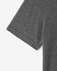 T-shirt poivré en coton bio pour hommes