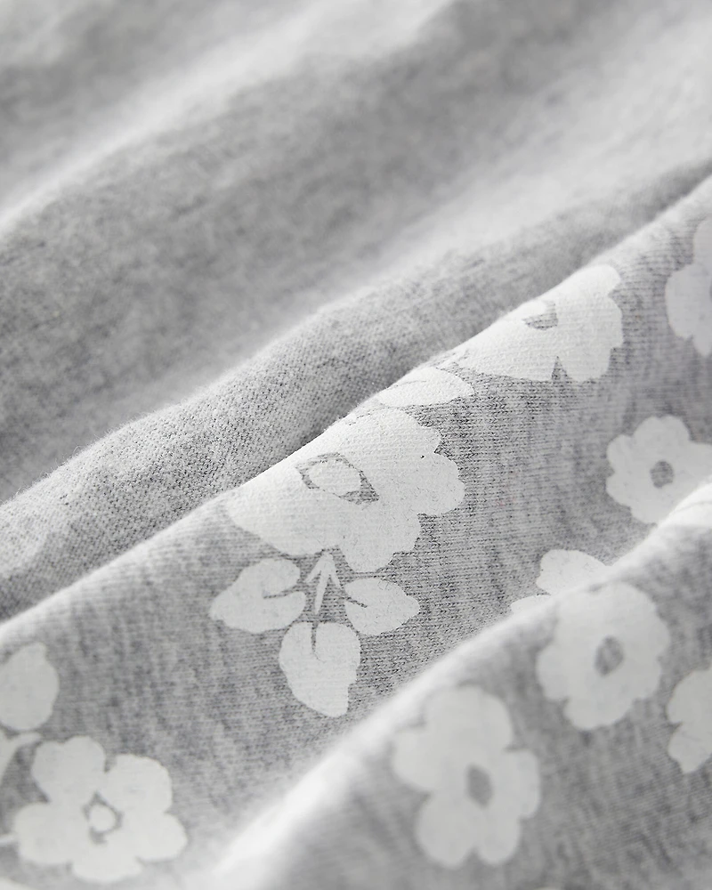 Robe à motif floral pour fille