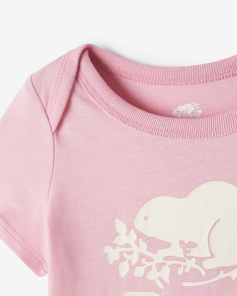 Baby Organic Cooper Beaver Bodysuit