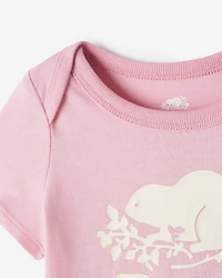 Baby Organic Cooper Beaver Bodysuit