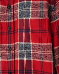 Kids Plaid Tidings Shirt