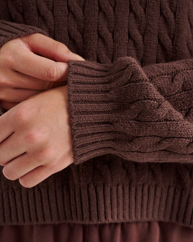 Roots Cable Crew Sweater