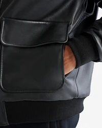 Leather Aviator Jacket