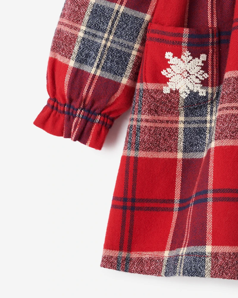 Baby Plaid Tidings Dress