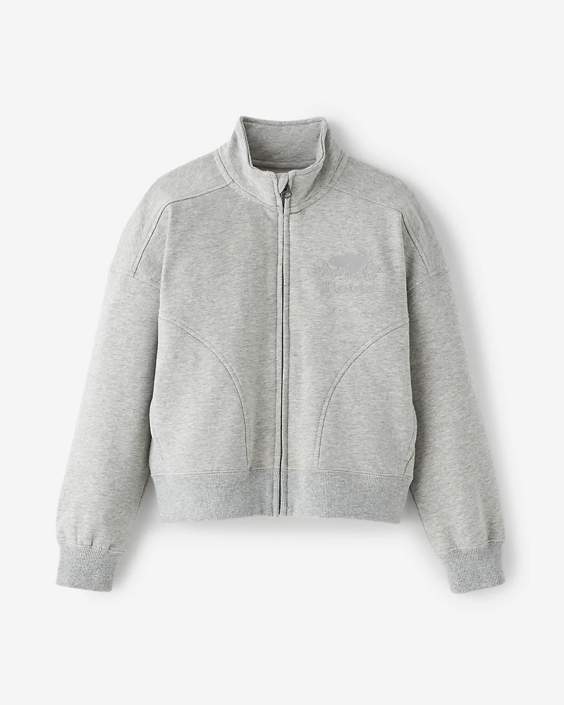 Chandail décontracté douillet à glissière Cooper pour fille