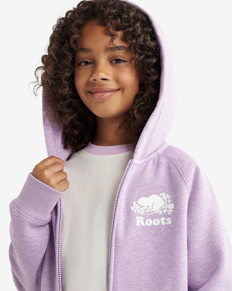 Chandail à capuchon original scintillant pour enfants