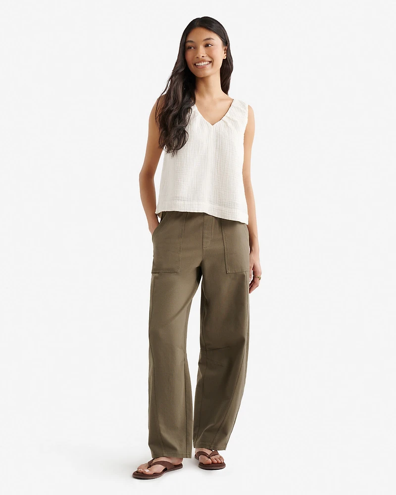 Camisole en gaze de coton Isla