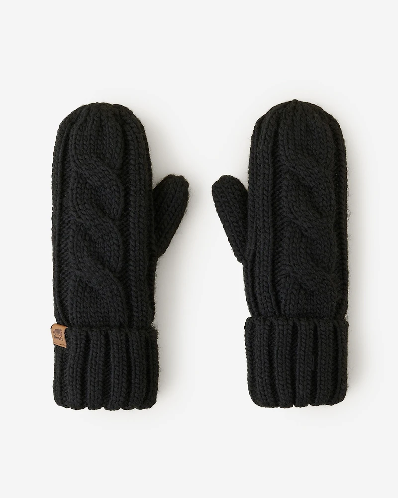 Womens Olivia Cable Mitten