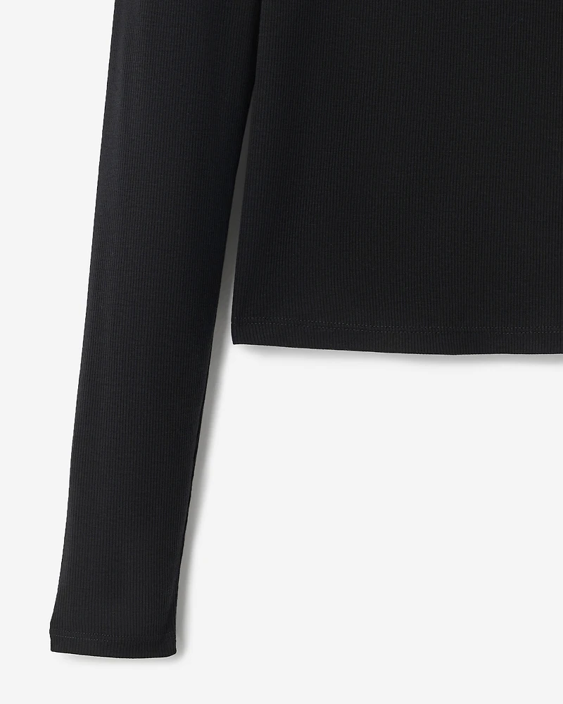 Womens Holiday Fitted Long Sleeve Top