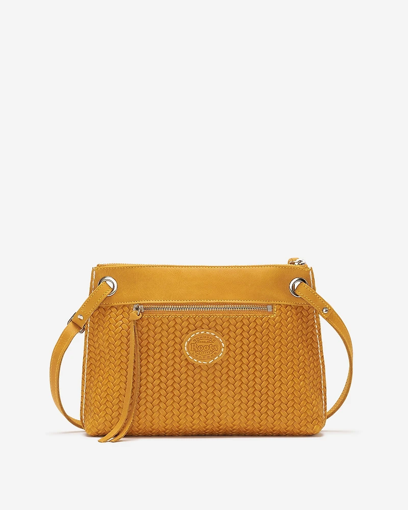 Sac Edie en cuir tressé
