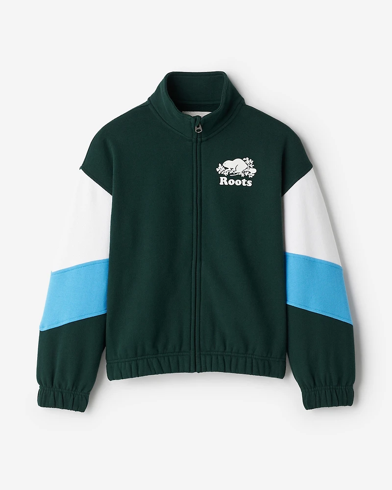 Blouson aux couleurs contrastantes en coton bio Cooper pour enfants