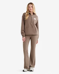 Organic Cooper Relaxed Quarter Zip Stein