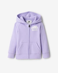 Chandail original à capuchon et glissière en coton bio pour tout-petits