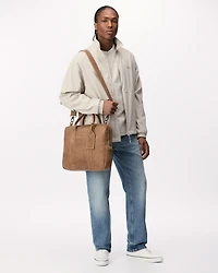 Sac à ordinateur Wellington en cuir Tribe