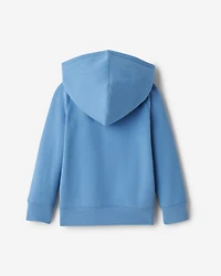 Chandail original à capuchon et glissière en coton bio pour tout-petits