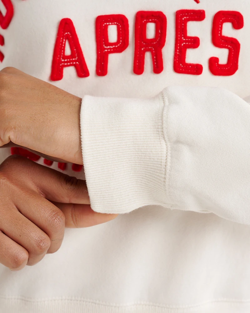 Chandail à col rond Après-ski