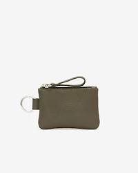 Pochette à glissière en cuir Cervino
