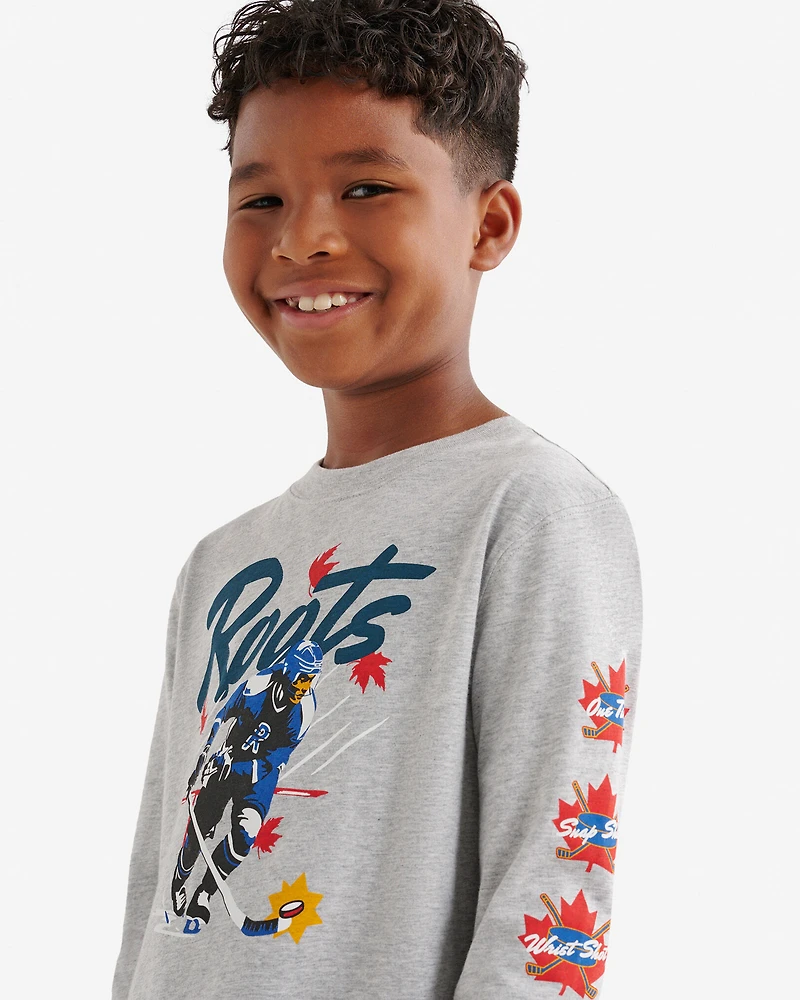 Kids Hockey Long Sleeve T-Shirt