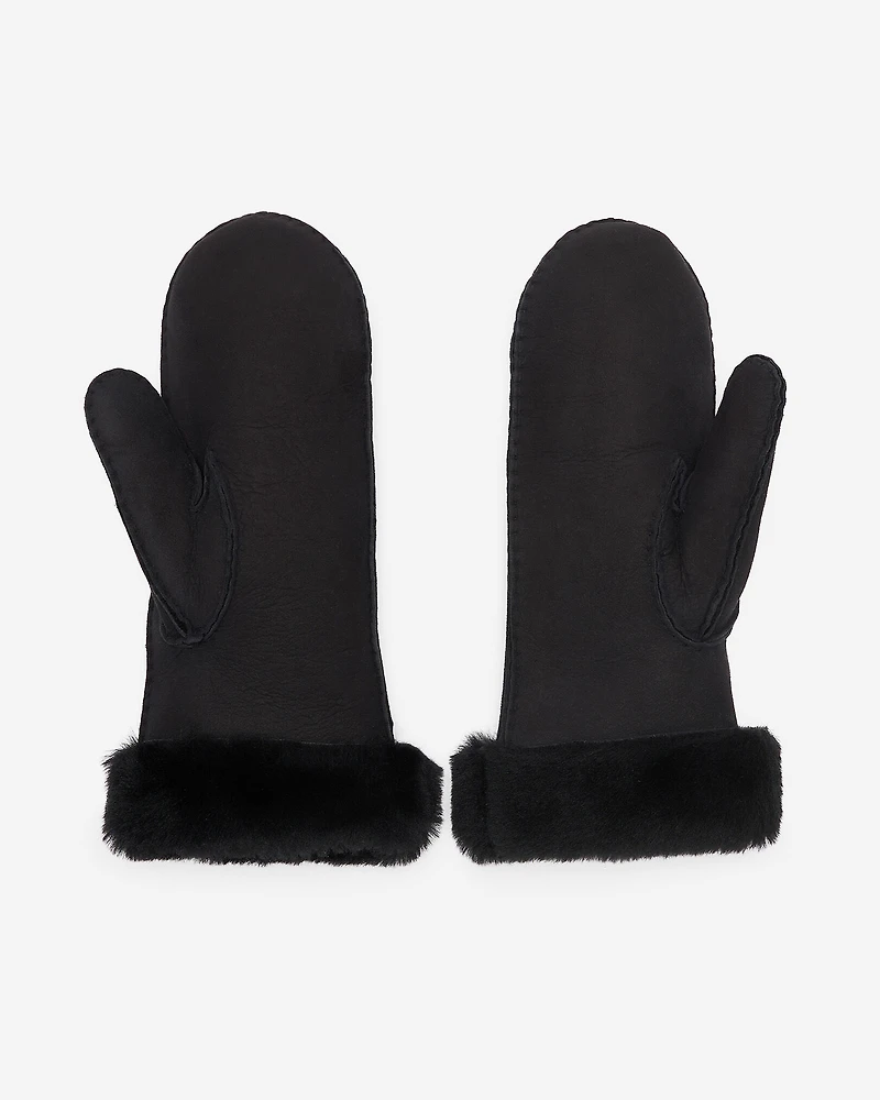 Womens Shearling Mitten