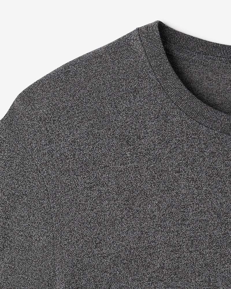 T-shirt poivré en coton bio pour hommes