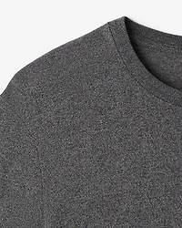 T-shirt poivré en coton bio pour hommes