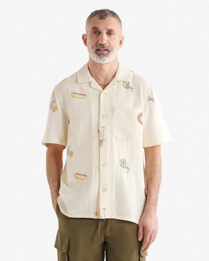 Isla Print Camp Shirt