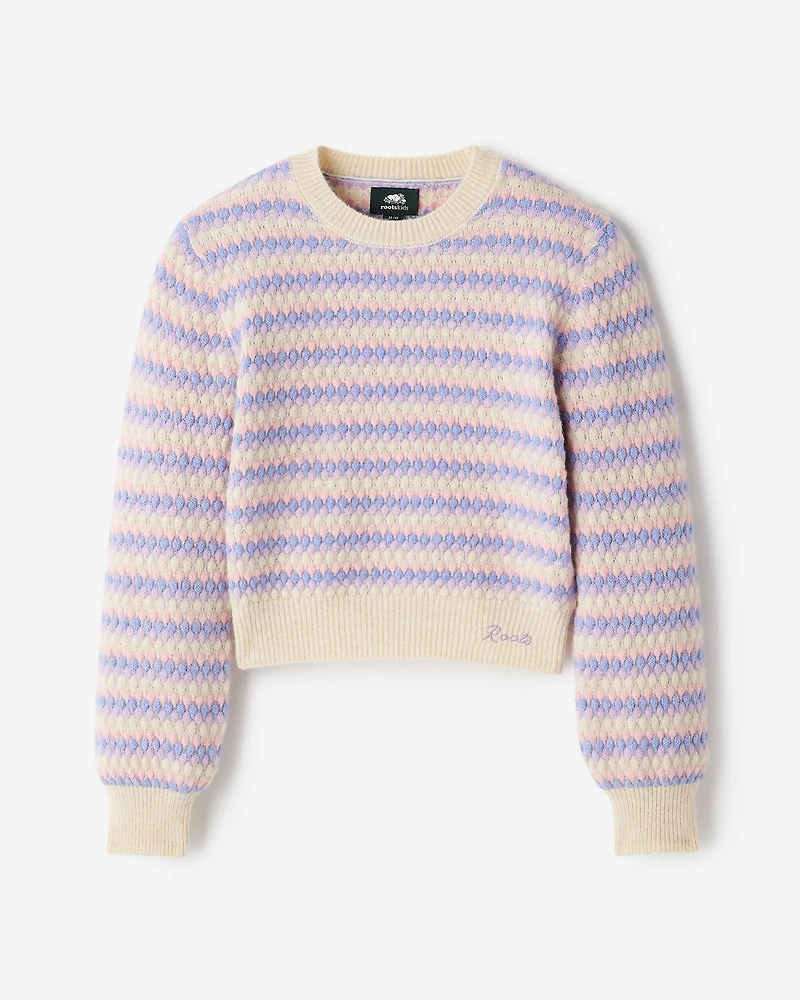 Girls Apres Ski Crew Neck Sweater