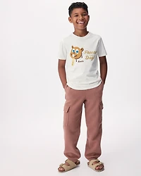 Pantalon cargo décontracté en molleton Nuage pour enfants