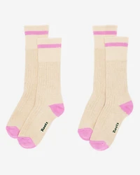 Adult Cotton Cabin Pop Sock 2 Pack