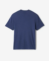 T-shirt poivré en coton bio pour hommes