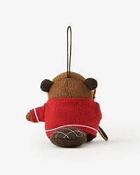 Hockey Beaver Ornament