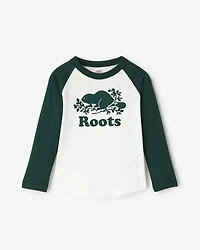 T-shirt style baseball Cooper en coton bio pour tout-petits