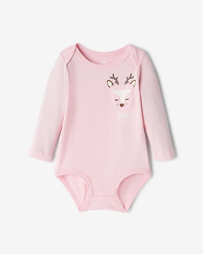 Baby Pocket Animal Bodysuit