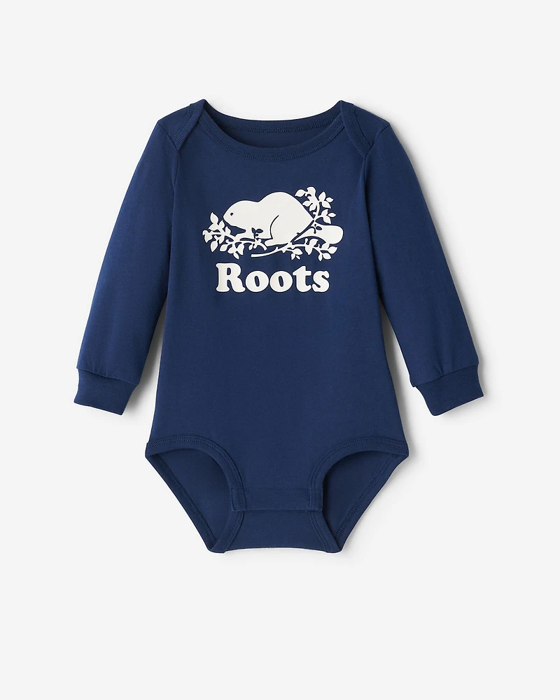 Baby Organic Cooper Beaver Bodysuit